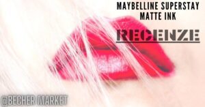 Rtěnka maybelline superstay matte ink recenze