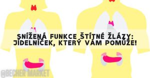 Snížená Funkce Štítné Žlázy: Jídelníček, Který Vám Pomůže!