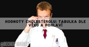 Hodnoty Cholesterolu: Tabulka dle věku a pohlaví