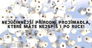 a collection of floating rolls of toilet paper against a light blue background, emphasizing natural and accessible solutions.