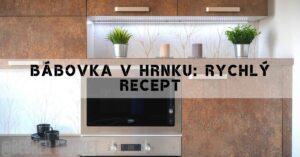 Bábovka v hrnku: Rychlý & Lahodný recept do mikrovlnky!