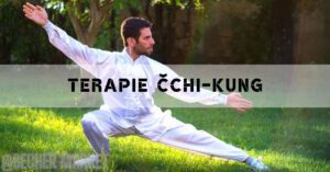 a man practicing Qigong outdoors, performing a balanced stance to cultivate qi and promote mind-body wellness through traditional energy exercises.