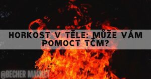 flames representing internal horkost v těle, symbolizing discomfort or inflammation without fever, linked to TCM concepts