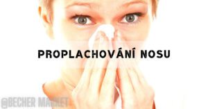 a person blowing or rinsing their nose, demonstrating nasal irrigation technique for detoxikace nosu using hands.