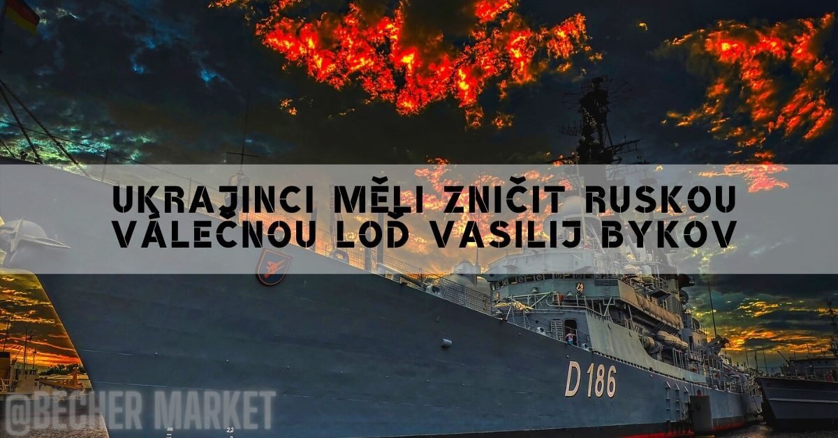 Ukrajinci měli zničit ruskou válečnou loď Vasilij Bykov
