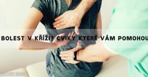 a person receiving lower back massage therapy focusing on the area of bolest zad v kříži for svalové nerovnováhy relief
