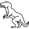 dinosaurus kresleny tuzkou