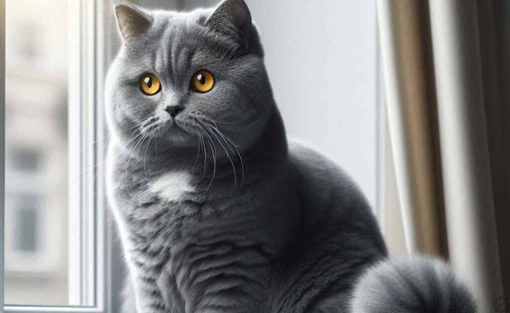 British Shorthair obrovska kocka